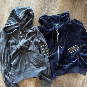 Juicy Couture Velour Zip-up Hoodies size Medium NEW!